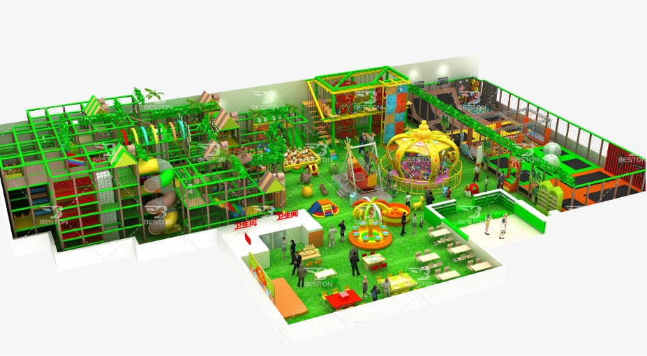 Forest theme indoor playground equipment